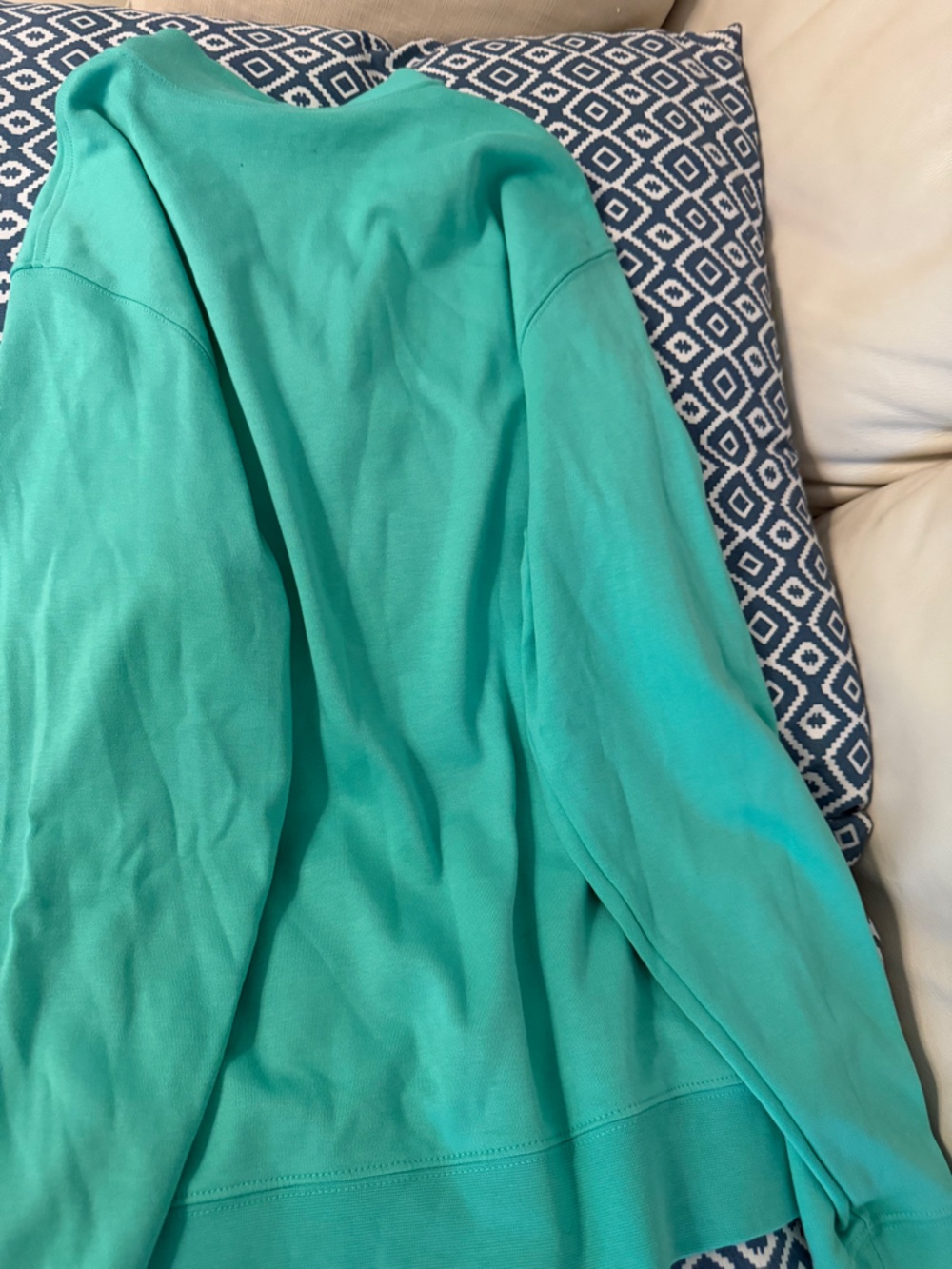 Vineyard Vines Teal/Turquoise Quarter-Zip Pullover - Picture 4 of 7